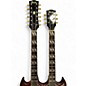 Vintage 1980s Ibanez 2402 6/12 Maroon Solid Body Electric Guitar