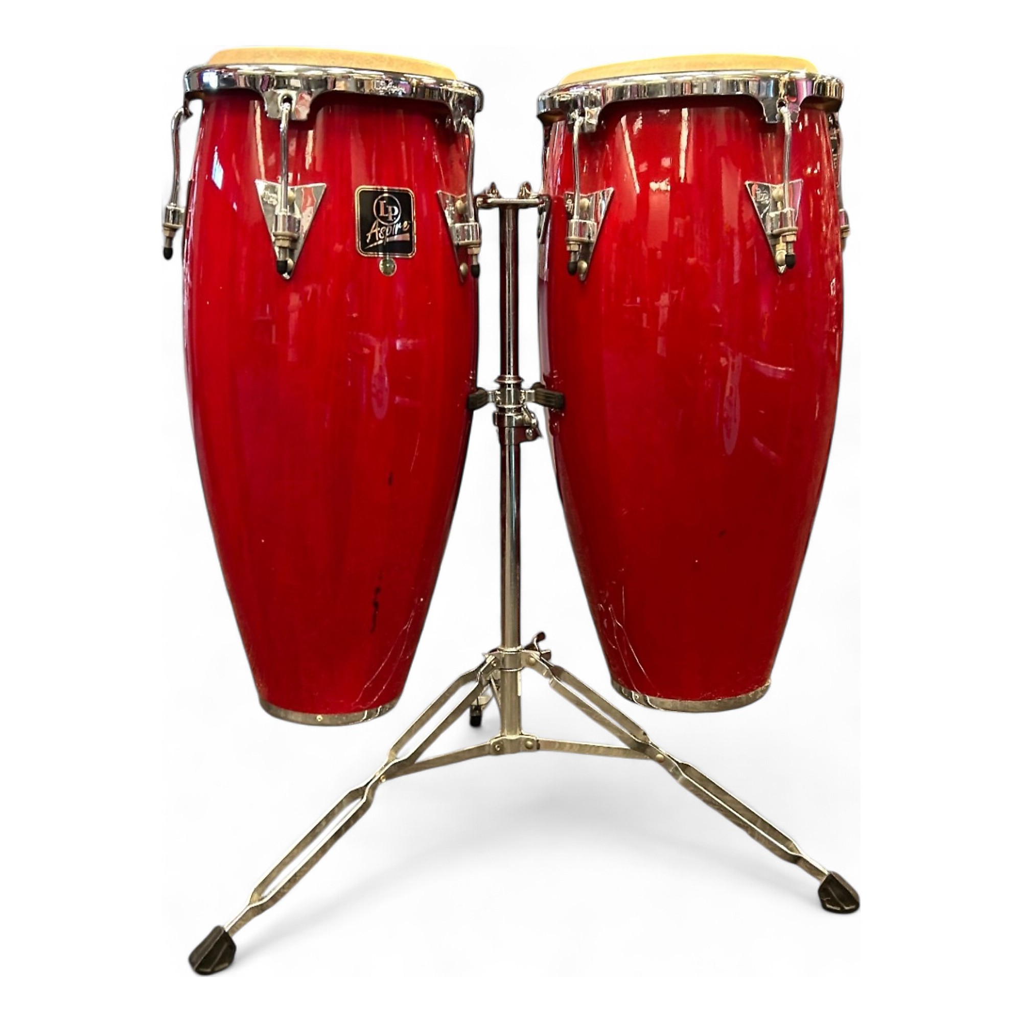 LP Aspire コンガ 赤 Used LP Aspire Conga Set Conga | Guitar Center