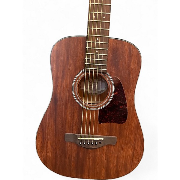 Used Ibanez AW54MINI-OPN Mahogany Acoustic Guitar