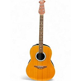 Used Ovation AE600 Natural Acoustic Electric Guitar