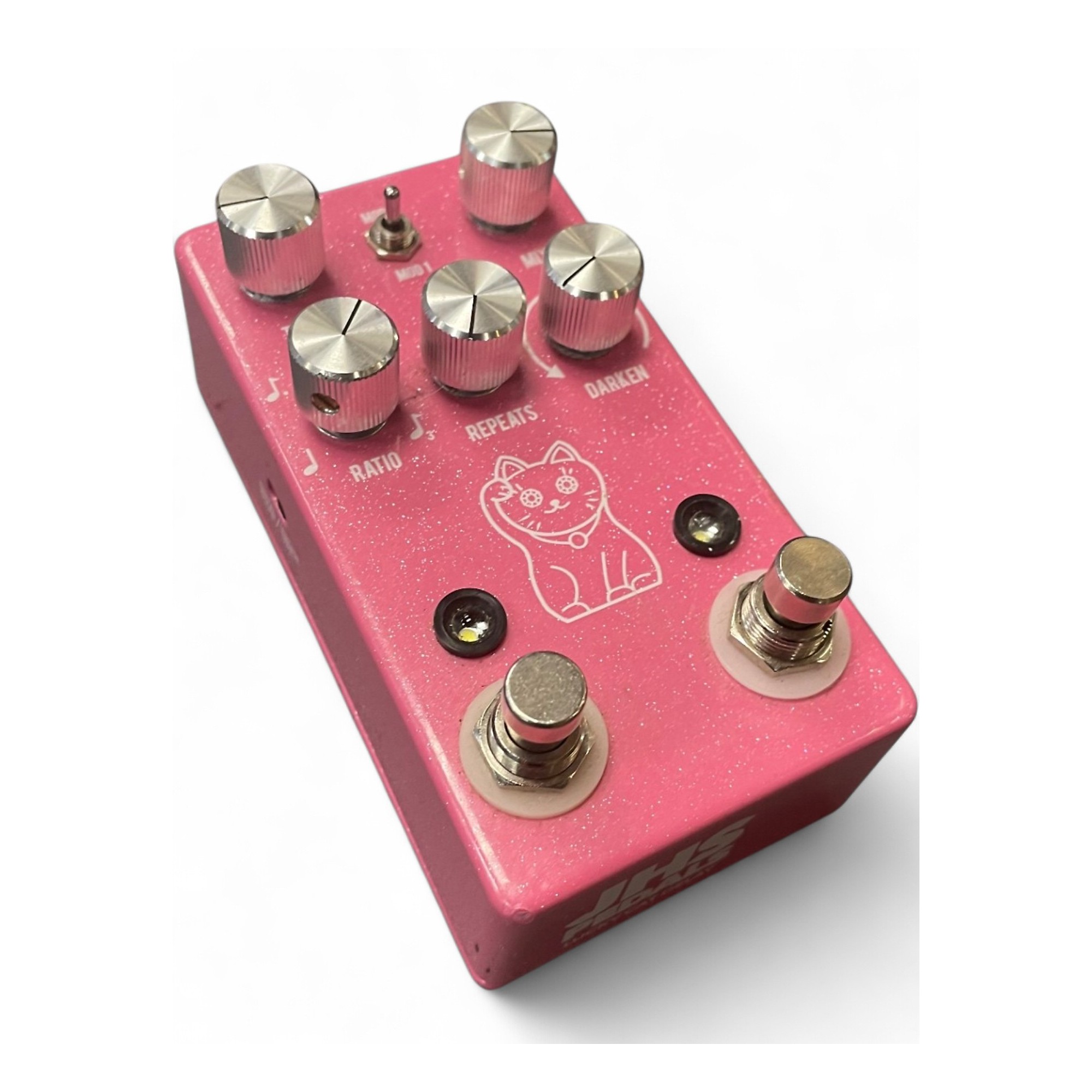 KT　JHS Pedals LUCKY CAT DELAY JHS Lucky Cat Black Tape/Digital Delay Pedal | Sweetwater