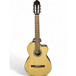 Used Lucero LFN200SCE Natural Classical Acoustic Electric Guitar