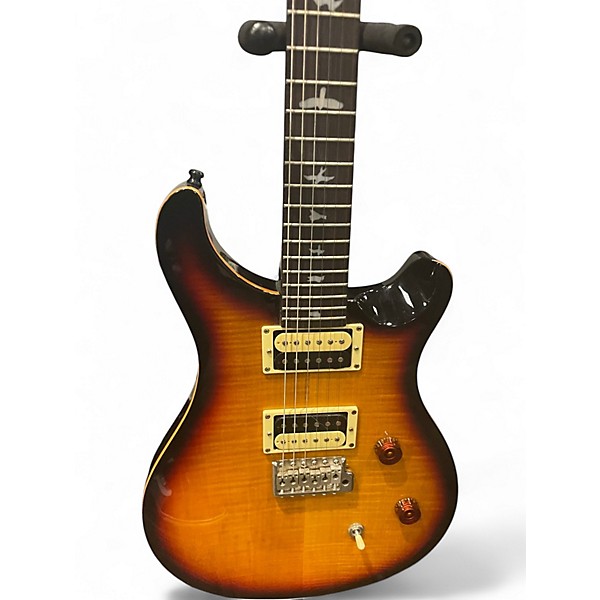 Used PRS SE Custom 24 3 Color Sunburst Solid Body Electric Guitar