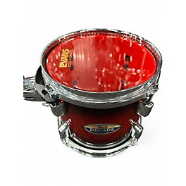 Used Pearl 6 Piece Decade Maple Black and red Drum Kit