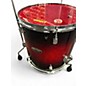 Used Pearl 6 Piece Decade Maple Black and red Drum Kit