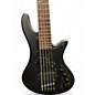 Used Schecter Guitar Research Stiletto Stealth-5  Satin Black Electric Bass Guitar