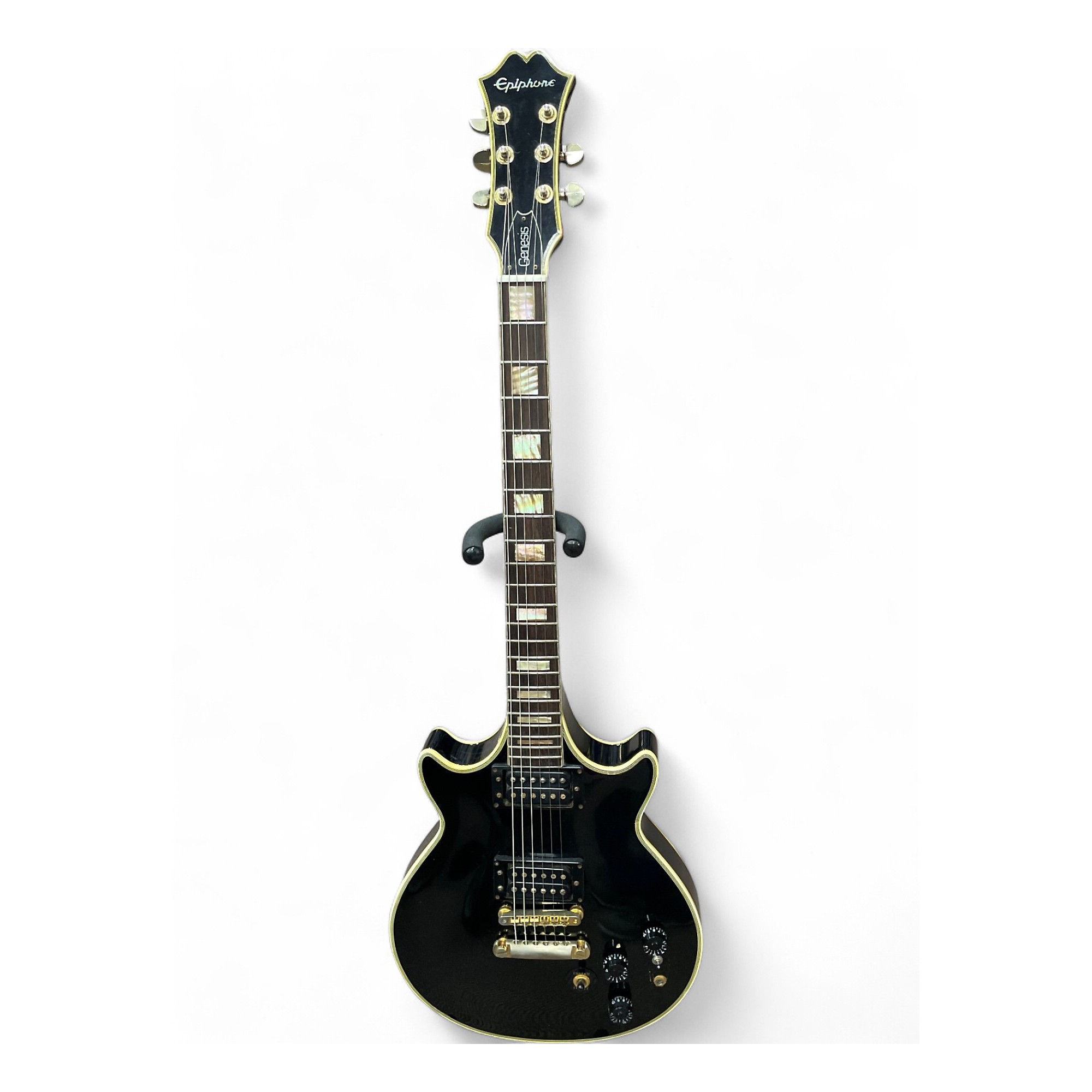 ギター EPIPHONE GENESIS DELUXE PRO Used Epiphone Genesis Deluxe Pro Black Solid Body Electric
