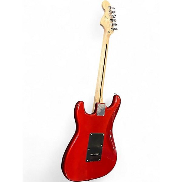Used Squier Stratocaster HSS RED Solid Body Electric Guitar