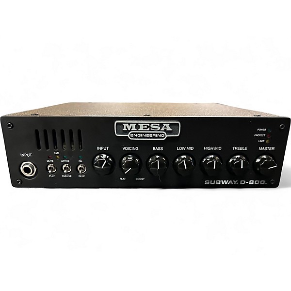 Used MESA/Boogie Subway D800 800w bass power heaf Bass Amp Head