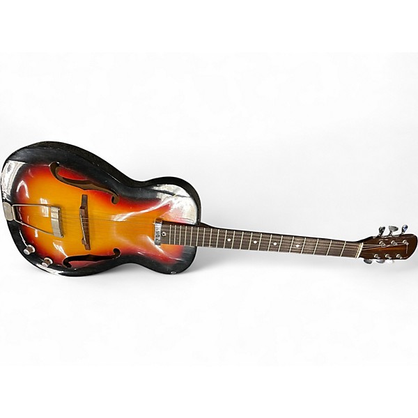 Vintage 1960s VOX STUDENT PRINCE Tobacco Burst Hollow Body Electric Guitar