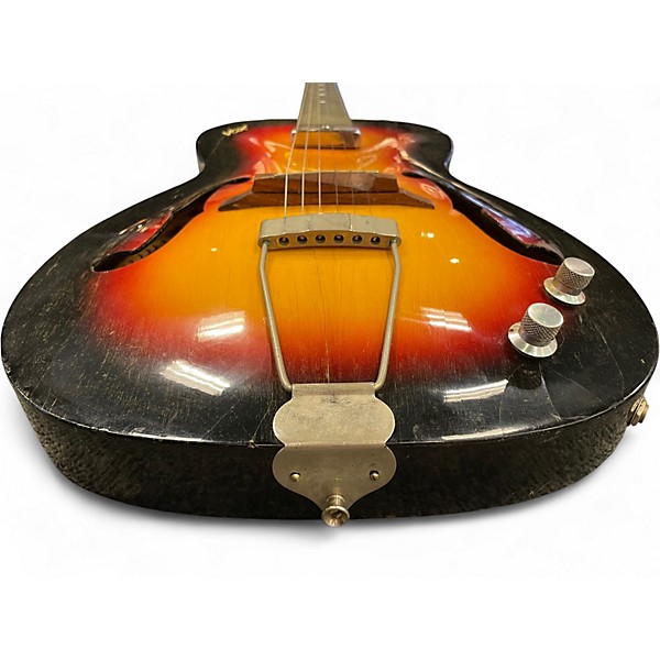 Vintage 1960s VOX STUDENT PRINCE Tobacco Burst Hollow Body Electric Guitar