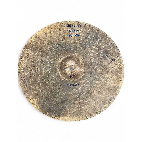Used Bosphorus Cymbals 14in Master Vintage Pair Cymbal