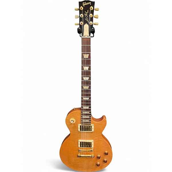 Used Gibson Les Pau;l Studio Premium Plus Natural Solid Body Electric Guitar