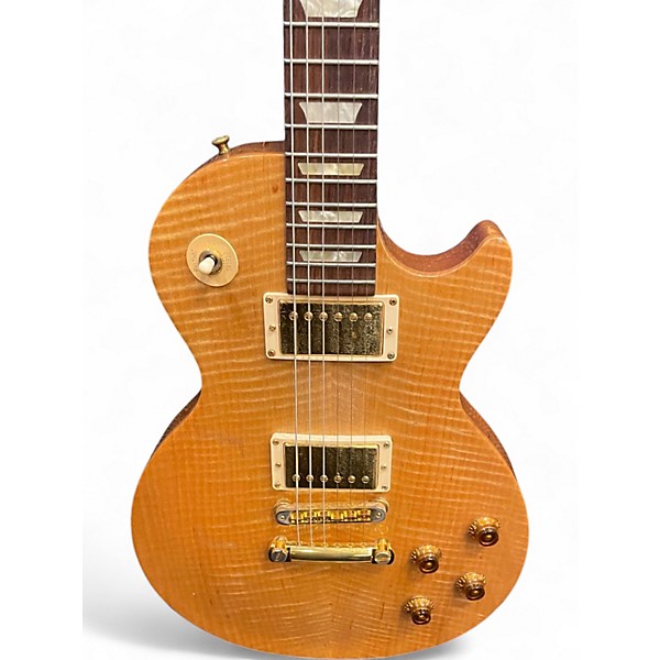 Used Gibson Les Pau;l Studio Premium Plus Natural Solid Body Electric Guitar