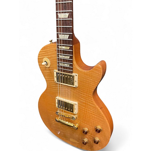 Used Gibson Les Pau;l Studio Premium Plus Natural Solid Body Electric Guitar