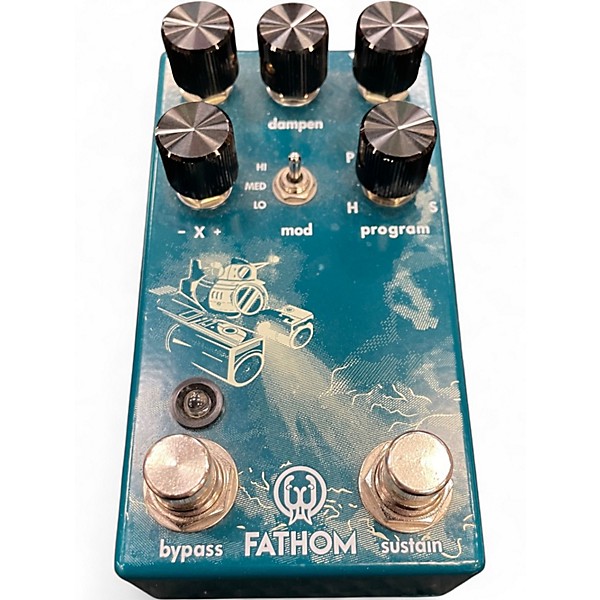 Used Walrus Audio Fathom Reverb Effect Pedal | Guitar Center