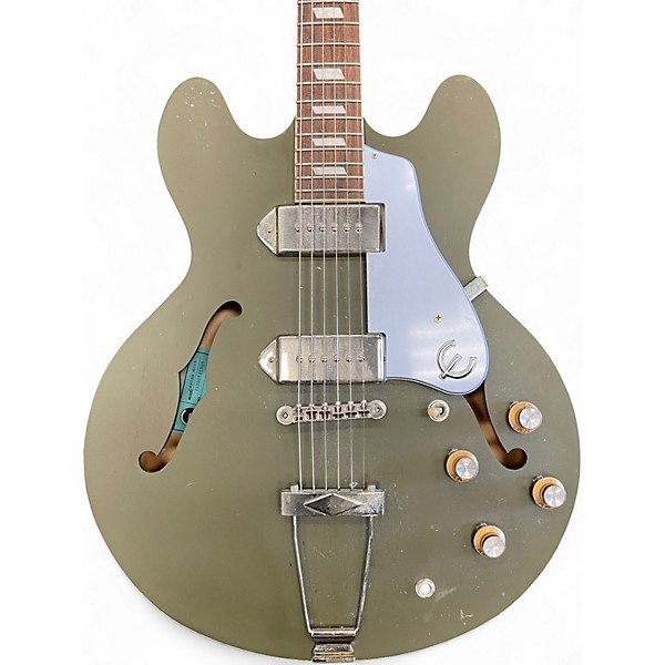 Epiphone Casino Worn Olive Drab中古美品 Used Epiphone Casino WORN OLIVE DRAB Hollow Body Electric