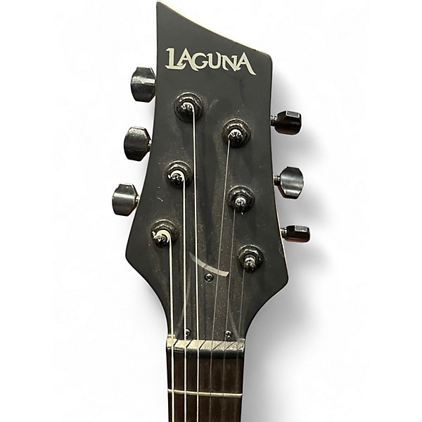 Used Laguna LE300 Black Solid Body Electric Guitar