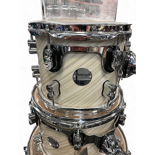 Used PDP by DW 4 Piece Concept Series TWISTED MAPLE Drum Kit