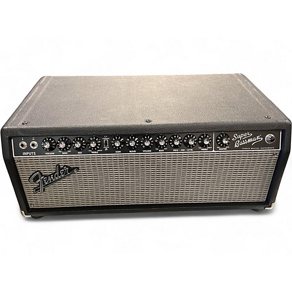 Used Fender SUPER BASSMAN 300 Tube Bass Amp Head