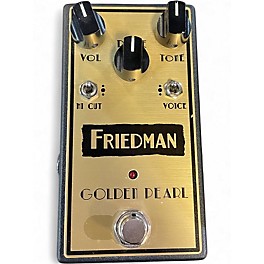 Used Friedman Golden Pearl Overdrive Effect Pedal
