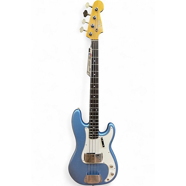 Used Fender custom shop 66 p bass journeyman relic Lake Placid Blue Electric Bass Guitar