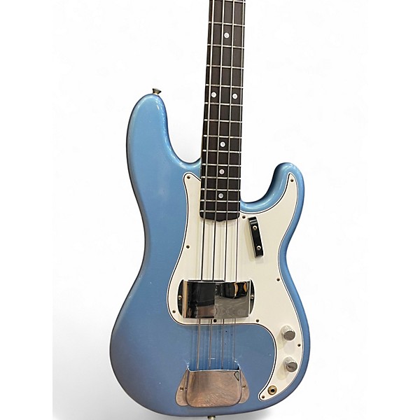 Used Fender custom shop 66 p bass journeyman relic Lake Placid Blue Electric Bass Guitar