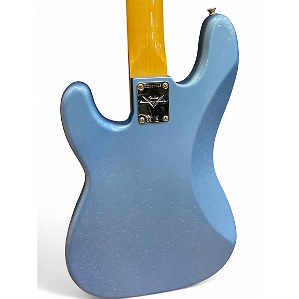 Used Fender custom shop 66 p bass journeyman relic Lake Placid Blue Electric Bass Guitar