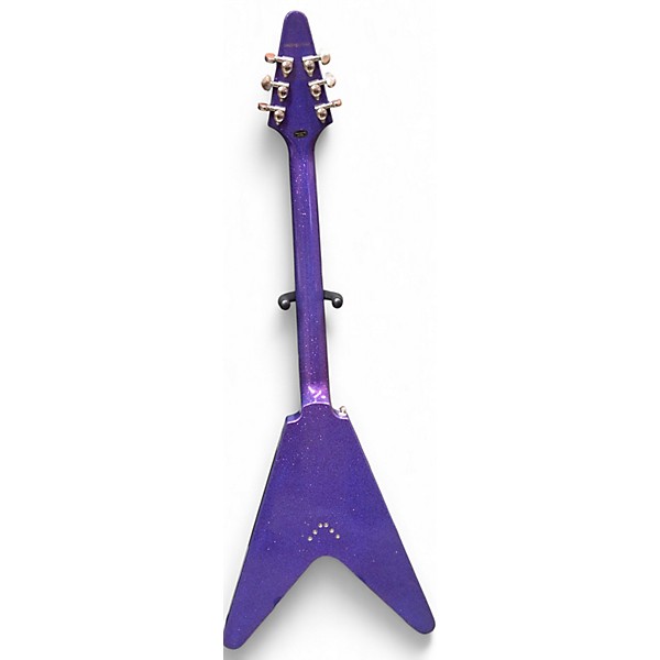 Used Epiphone Flying V Purple Solid Body Electric Guitar