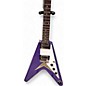 Used Epiphone Flying V Purple Solid Body Electric Guitar