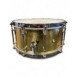 Used Pork Pie 14in Brass Hammer Limited Edition brass Drum