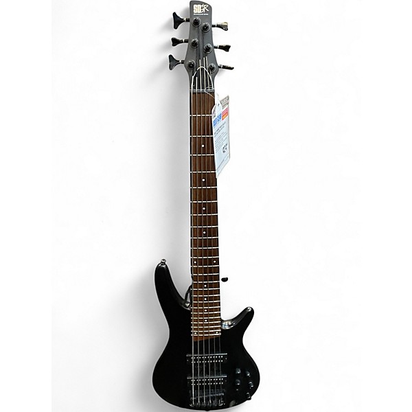 Used Ibanez SR306 Black Electric Bass Guitar