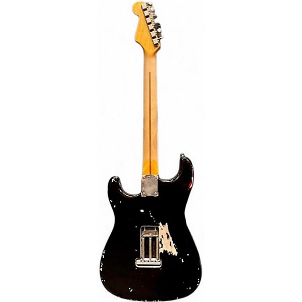 Used 2008 Fender DAVID GILMOUR RELIC CUSTOM SHOP STRAT Black Solid Body Electric Guitar