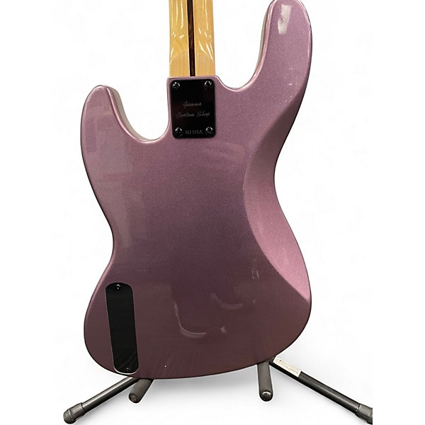 Used GAMMA J19-06 Beta Purple Metallic Jade Pearl Metallic Electric Bass Guitar