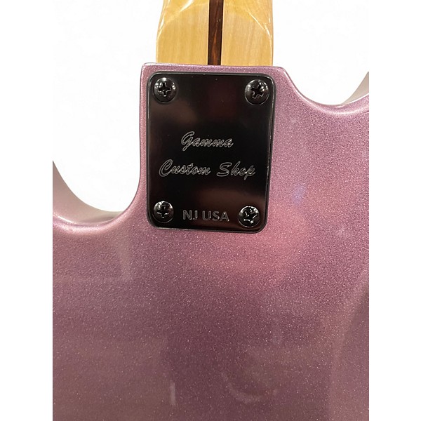 Used GAMMA J19-06 Beta Purple Metallic Jade Pearl Metallic Electric Bass Guitar