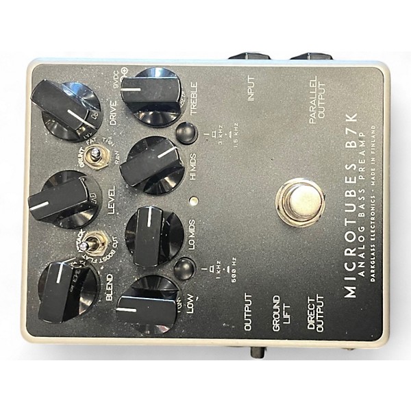 ベース darkglass b7k built in the usa Darkglass Microtubes B7K Ultra V2 Bass Preamp Pedal with Aux