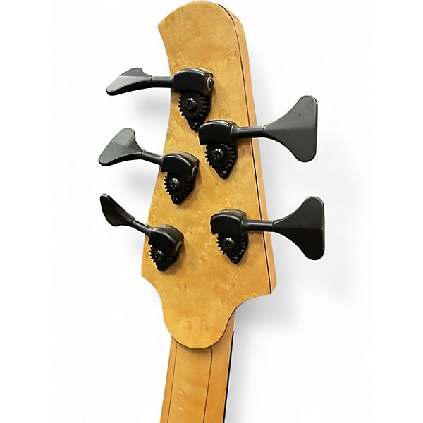 Used Kinal MK 5 FIGURED RED Electric Bass Guitar