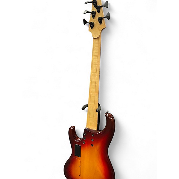 Used Kinal MK 5 FIGURED RED Electric Bass Guitar