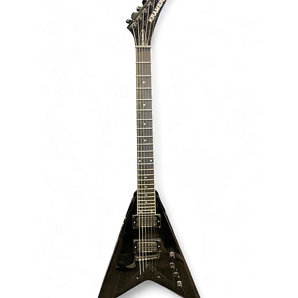 Used Kramer Dave Mustaine Signature Vanguard Black Solid Body Electric Guitar