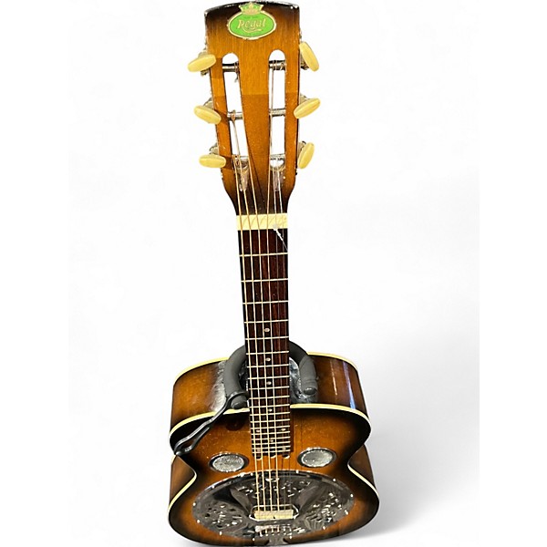 Used Regal RD40CHS Square Neck Studio 2 Color Sunburst Resonator Guitar