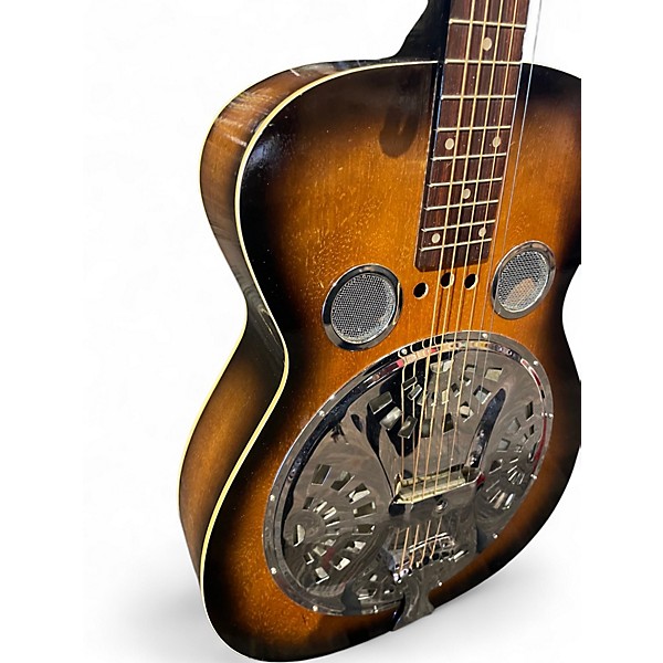 Used Regal RD40CHS Square Neck Studio 2 Color Sunburst Resonator Guitar