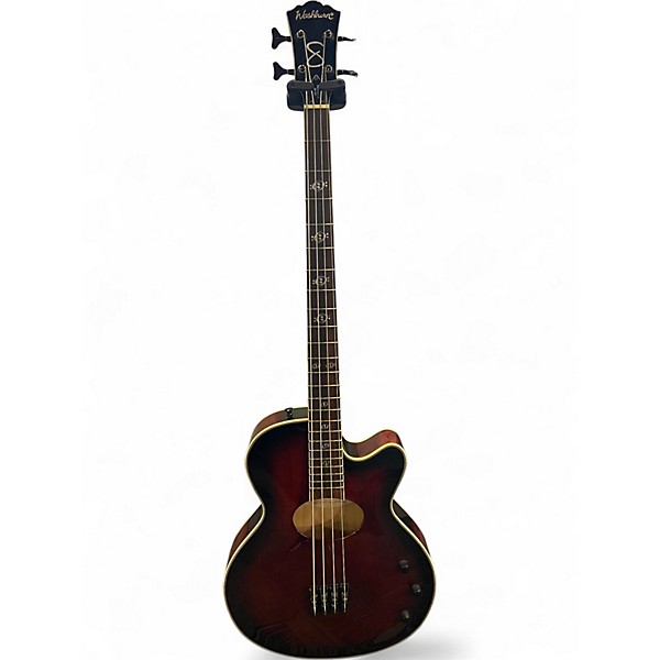 Used Washburn AB40 CUSTOM VIOLIN BURST Acoustic Bass Guitar