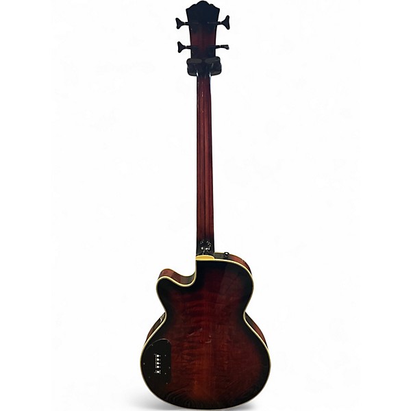Used Washburn AB40 CUSTOM VIOLIN BURST Acoustic Bass Guitar