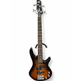 Used Ibanez Gio Mikro Tobacco Burst Electric Bass Guitar