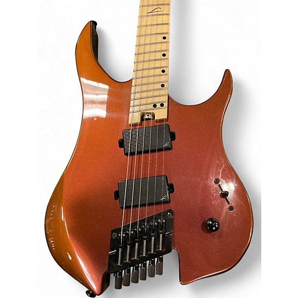 Used Legator Travel Guitar Copper Solid Body Electric Guitar