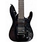 Used Jackson JS22-7 Dinky 7 String Black Solid Body Electric Guitar