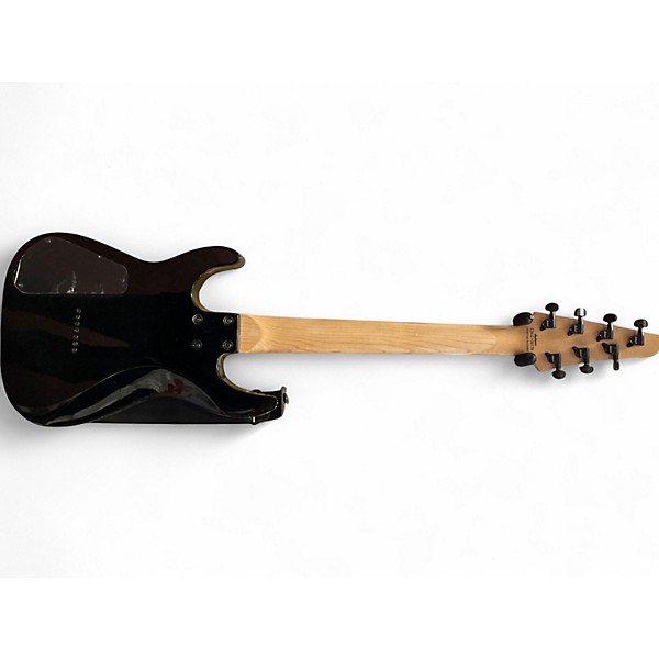 Used Jackson JS22-7 Dinky 7 String Black Solid Body Electric Guitar