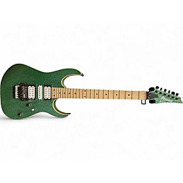 Used Ibanez RG470 Metallic Green Solid Body Electric Guitar