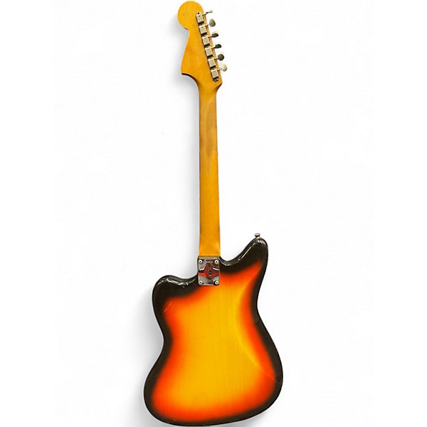 Vintage 1965 Fender Jaguar Tobacco Burst Solid Body Electric Guitar