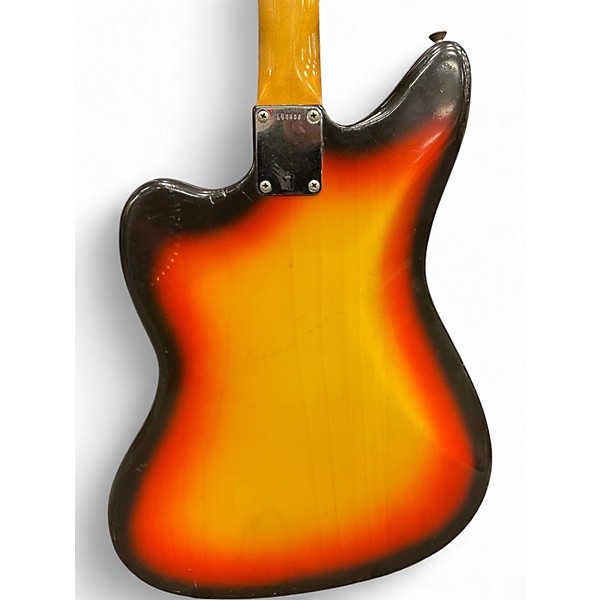 Vintage 1965 Fender Jaguar Tobacco Burst Solid Body Electric Guitar